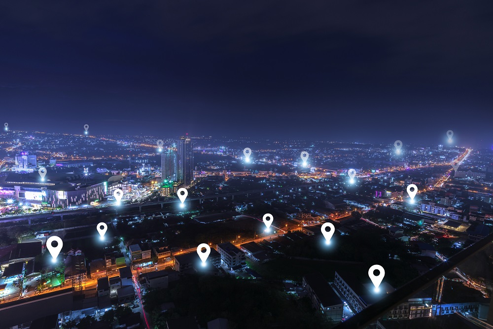 smart city with checkpoints  communication network